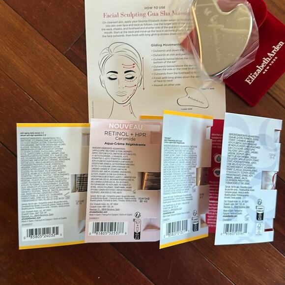 NEW Elizabeth Arden Facial Massage Tool Retinol Cream HydraPlay Prevage Samples - Picture 4 of 5